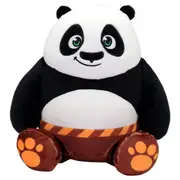 Kung Fu Panda 4 10in Cushy Po Panda Bear Plush Kids/Childrens Soft Toy 0Y+