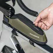 ROCKBROS Bicycle Bag Quick Release Narrow Cycling Top Down Tube Bag Large Capacity Lightweight Reflective Triangle Bag f