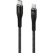 Comsol Kevlar USB-C to Lightning MFi Cable 2m Black