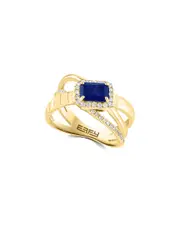 Effy Fine Jewelry 14K 1.10 ct. tw. Diamond & Sapphire Ring