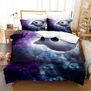 v2608 Bed Sheets Knife Party Abandon Ship Bedding Set Single Twin Full Queen King Size Bed Set Adult Kid Bedroom Duvet cover Sets Music Bed Sheet 3-Pi