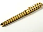 Parker Sonnet Rollerball Pen 23Kt Gold & Black Striped Athens New In Box