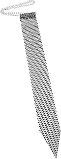 [COLLBATH] Women's Fashion Rhinestone Mesh Tie Girls Tie Trendy Business Tie With Rhinestones Fashion Necktie Rhinestone Funny Tie For Men Novelty Tie