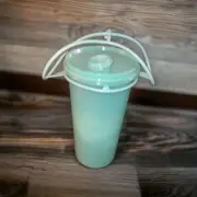 Tupperware Super Mega Tumbler Handolier Container Jug Handle 48 oz Green