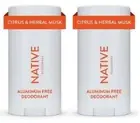 Native Citrus & Herbal Musk Deodorant 2 Pack