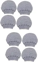 2sets Chair Leg Floor Protectors Mute Furniture Feet Covers Stretchable and Easy to Install for Tea Tables Chairs Cabinet Grey Design 4pcs*2
