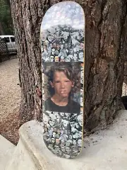 Jason Dill FuckingAwesome Hologram Skateboard Deck 8.5" New