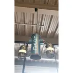 美式復古 工業風 三頭帶電線鐵藝吊燈