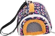 Hamster Carrier Bag Portable Breathable Mesh Pouch for Animals Shoulder Straps Lightweight Travel Handbag for Hamsters Mice and Ferrets