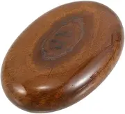 DRESSOOS Relaxing Hot Gemstone Massage Stones Polished Quartz Worry Stones for Emotional Peace Portable Face Body Therapy for Home and Salon Use