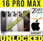 APPLE IPHONE 16 PRO MAX 256GB (FACTORY UNLOCKED)✅PHYSICAL SIM CARD TRAY✅❖SEALED❖
