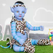 22in Avatar Lifelike Reborn Baby Doll Girl Boy Luminous Collection Toy Kids Gift