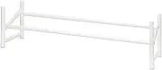 Expandable White Shoe Rack - 8111 Stackable Storage Solution
