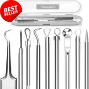 5PCS Blackhead Remover Kit - Stainless Steel Pimple & Acne Extraction Tools
