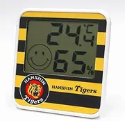 EMPEX TD-6454-HT0 Thermometer, Hygrometer, Thermo-Hygrometer, Digital Hanshin Tigers, Professional Baseball Goods, Wall Mounted, Tabletop, Magnet, Face Mark, Domestic Inspection, Empex Meteorometer,
