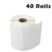 40 ROLLS 4X3 Direct Thermal 500 Labels/Roll 4"X3" For Zebra ZP GX LP2844 GC420T
