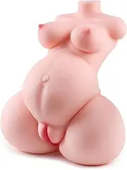 11LB Adult Sex Doll Torso Male Masturbator, Adult Sex Dolls for Men with Pregnant Belly Pussy Ass Boobs, 3 in 1 Realistic Sex Doll for Men Orgasm