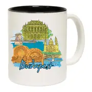 Budapest Hungary Country Flag Destination Mug Cup