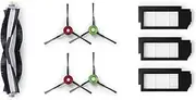 [ECOVACS] Accessory Pack (Replacement Brushes and Filters) for DEEBOT X1 Omni (Black) / X1 TURBO/X1/ X1 Plus, Large