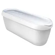 Tovolo Glide-A-Scoop 1.4L Ice Cream Tub w/ Lid Storage Food Container White