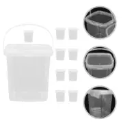 10 Pcs Ice Cream Bucket Storage Homemade Containers Food with Lids