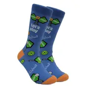 Sock Panda Pickleball Crew Socks (Adult Large - Men's Shoe Sizes 8-12)