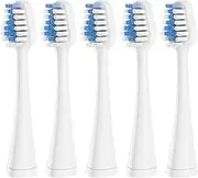 Harobey Replacements Toothbrush Heads for Waterpik Complete Care 5.0/9.0 (WP-861/CC-01), STRB-5WW, Pack of 5, White