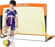 Dimples Excel Soccer Goal Pop up Soccer Net for Backyard, 1 Pack