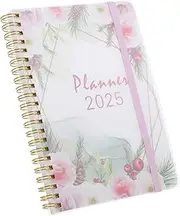GARIOUANS Academic Planner Notepad Spiral Binding Calendar Notebook with Monthly Layouts Coil Design Smooth Writing for Office and School Use