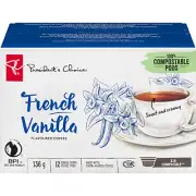 President's Choice French Vanilla Flavoured Coffee Single Serve Keurig Coffee...