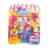 Pinkfong Baby Shark Family Mini Icecream Shop Play Toy figure Korean Animation