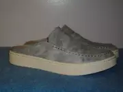 New Women's Sofft Somers Moc Leather Slip-On Sneakers Lt. Grey 7.5M EU 38.5