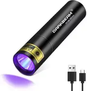 DARKBEAM Flashlight UV Black Light 395 NM, Mini but Powerful USB- C LED
