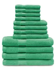 Superior Highly Absorbent 12pc Egyptian Cotton Towel Set