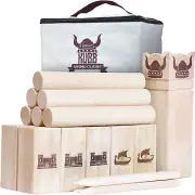 GoSports Kubb Viking Clash Toss Game Set for Kids & Adults