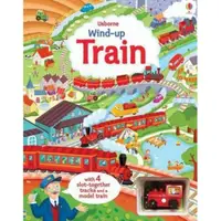 在飛比找蝦皮購物優惠-Usborne wind up train 發條 硬頁書