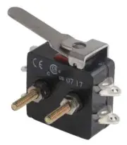 RS Pro MICROSWITCH 10A 250VAC 100gms DP Lever Actuator, Solder Terminal, Silver