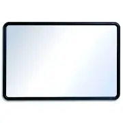 Quartet 45x60cm Plastic Whiteboard Wall Hanging Board Stationery w/ Black Frame