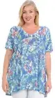 PLUS Teal Leaves Soft n light One By One Print Sublimation V343 1X 2X 3X 4X