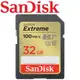 【公司貨】SanDisk 32GB Extreme SD SDHC UHS-I U3 V30 記憶卡