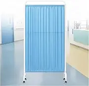 6ft Tall Beauty Salon Privacy Screen,Standing Door Partition with Casters,Protective Screens Room Divider Screen,for Hospital Hall Office(Color 1,2-Panel)