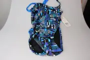Speedo Women's Trippy Stripe Drop Back Swimsuit sz 26