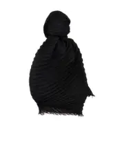Issey Miyake Double Pleats Stole One size black