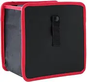 Gatuida Car Trash Can Small Automatic Trash Can Garbage Container Hanging Front Seat Trash Can Vehicle Trash Can Car Accessories for Car Interior Home Office, Red