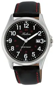 [Citizen queue and queue] CITIZEN Q & Q watches Falcon Falcon analog leathe F/S