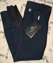 Equiline Brendak-Navy-Womens Knee Grip Breeches-28/29 Waist