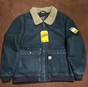 Carhartt Women's Denim Jean Jacket w/ Sherpa Lining - Sz XL (16-18) - NWT
