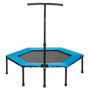 48" Professiona Fitness Trampoline Gym Rebounder Cardio Home Exercise with Blue Soft Cover