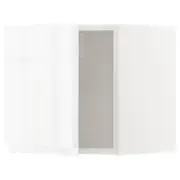 METOD wall cabinet, white/Voxtorp high-gloss/white, 40x37x40 cm