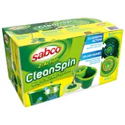 Sabco 2-Action Clean Spin Mop & Bucket System
